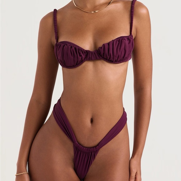 NWT House of CB ‘Athens’ Gathered Bikini Bottom - Picture 6 of 9